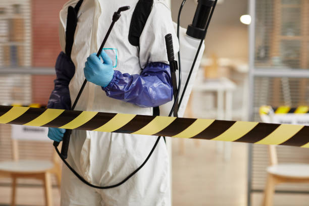 Professional Biohazard Cleanup technician working in Red Boiling Springs, TN